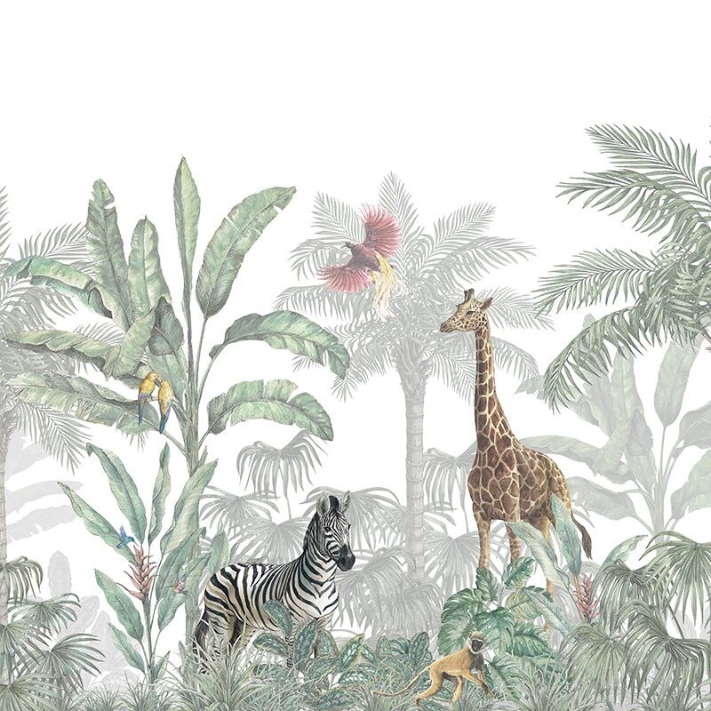 Papier Peint Jungle Animaux