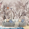 Fresque papier peint jungle