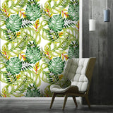 Papier peint tropical autocollant