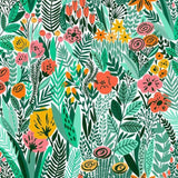 Papier peint jungle multicolore