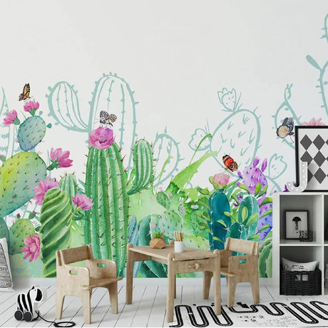 Papier peint chambre enfant jungle