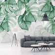 Papier peint grandes feuilles jungle