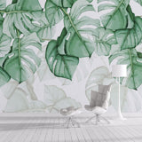 Papier peint grandes feuilles jungle