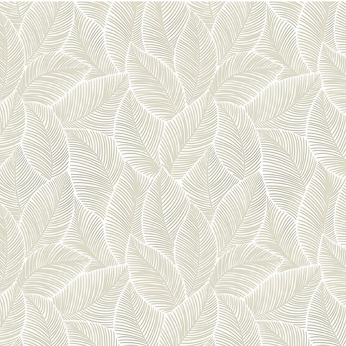 Papier peint jungle beige