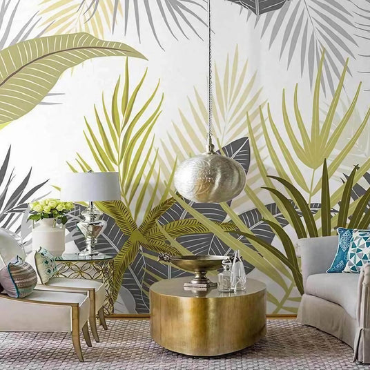 Papier peint jungle pour salon