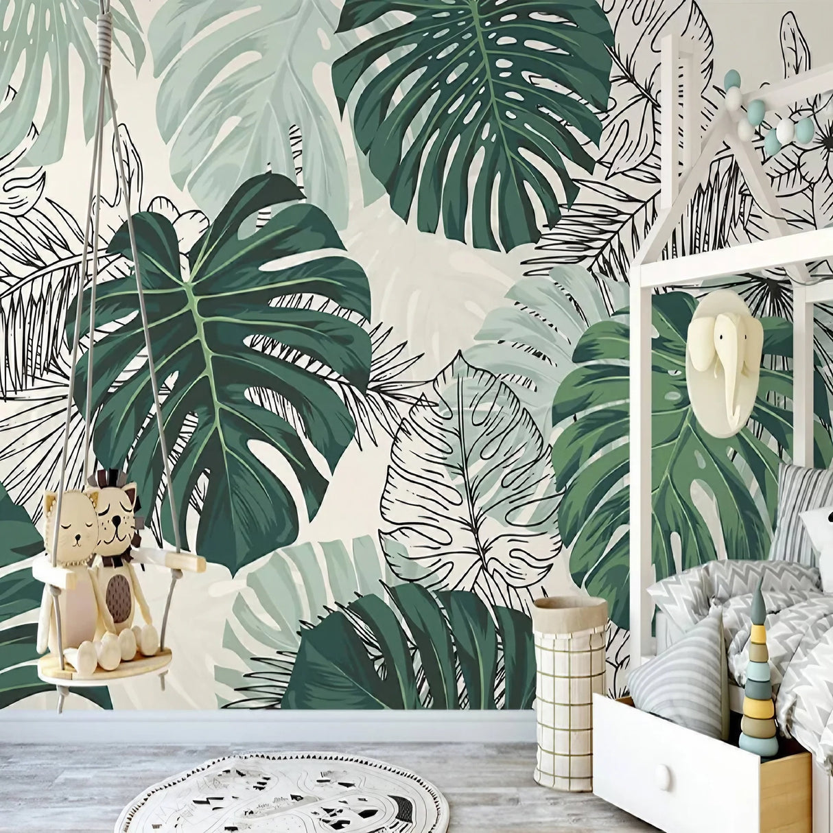 Papier peint jungle tendance