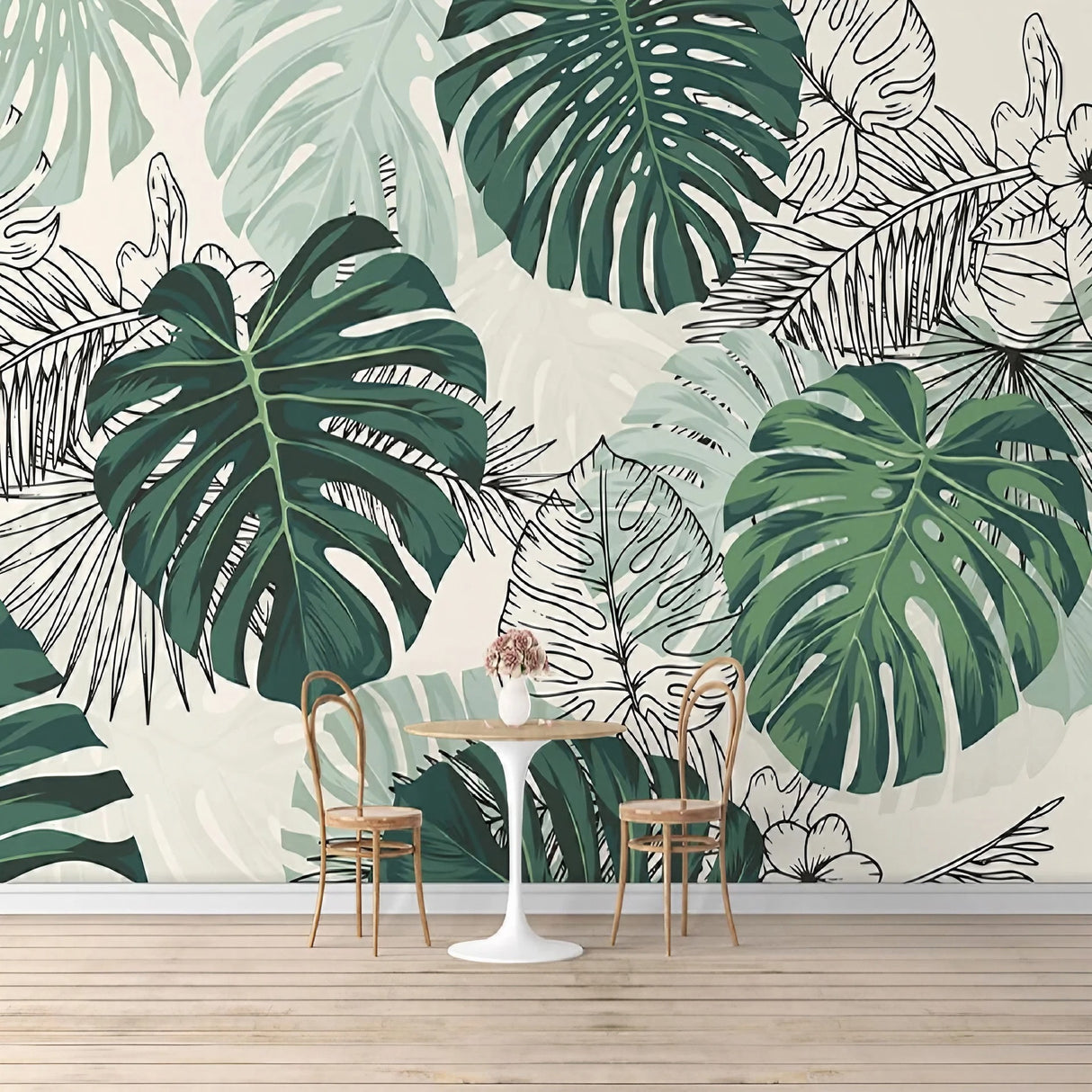 Papier peint jungle tendance