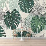 Papier peint jungle tendance