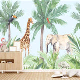 Papier peint panoramique enfant jungle