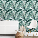 Papier peint tropical feuille