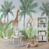 Papier peint animaux jungle